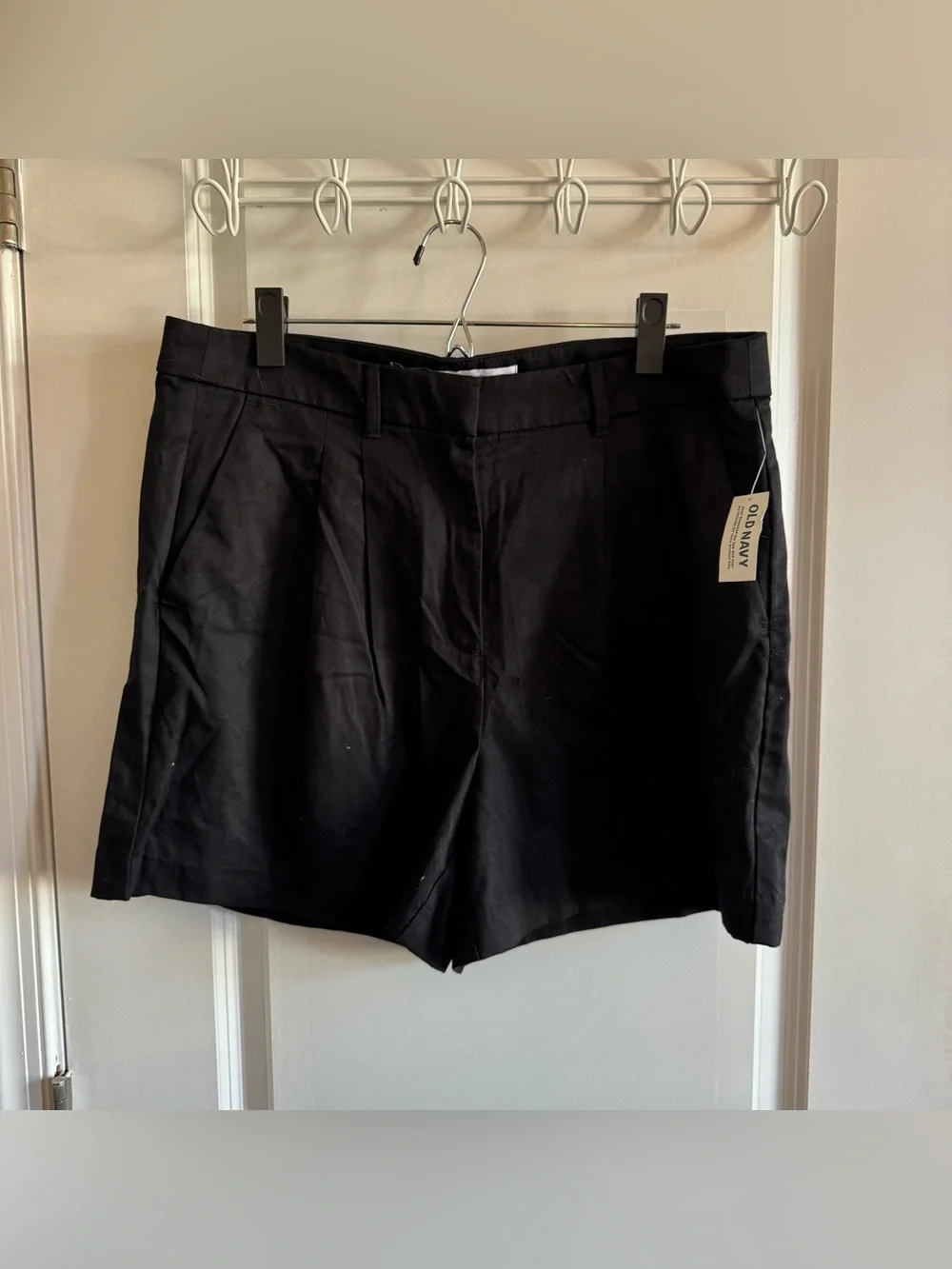 NWT Old Navy | Taylor Shorts Extra High-Rise Adjustable Waist Black Size Large